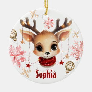Cerâmica Ornamento de Árvore Personalizada de Reprodução em