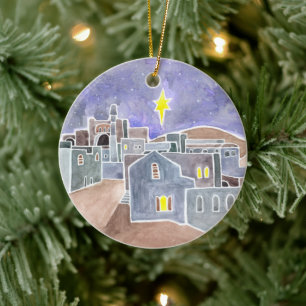 Cerâmica Ornamento De Árvores De Jesse Cerâmico De Belém