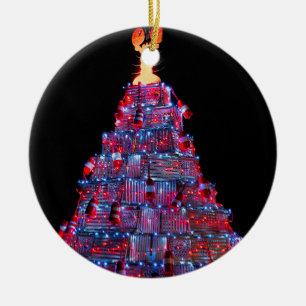 Cerâmica Ornamento de árvores de Natal de lavagantes