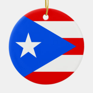 Cerâmica Ornamento de árvores de Natal personalizadas em P