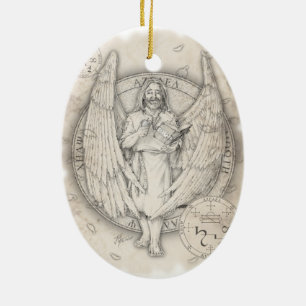 Cerâmica Ornamento de Azrael do arcanjo