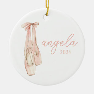 Cerâmica Ornamento de Balé Personalizado para Dancer de Bal