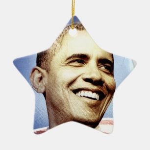 Cerâmica Ornamento de BARACK OBAMA
