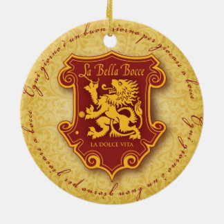 Cerâmica ornamento de Bella Bocce do la