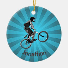 Cerâmica Ornamento de Biking Personalizado