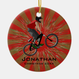 Cerâmica Ornamento de Biking Personalizado