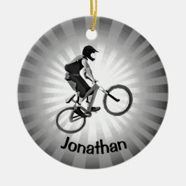 Cerâmica Ornamento de Biking Personalizado