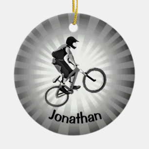 Cerâmica Ornamento de Biking Personalizado