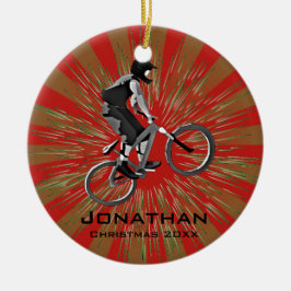 Cerâmica Ornamento de Biking Personalizado