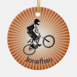 Cerâmica Ornamento de Biking Personalizado