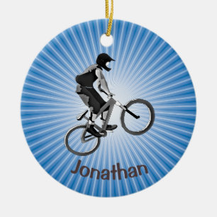 Cerâmica Ornamento de Biking Personalizado