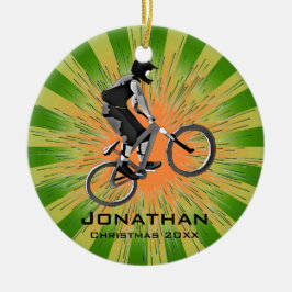 Cerâmica Ornamento de Biking Personalizado