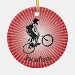 Cerâmica Ornamento de Biking Personalizado
