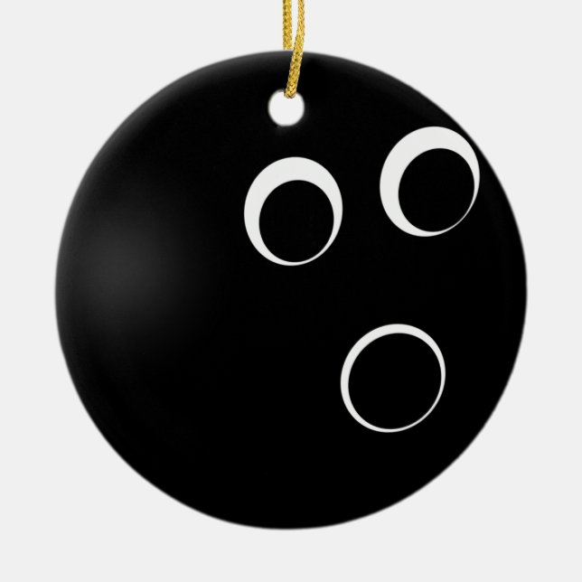 Cerâmica ornamento de boliche (Frente)