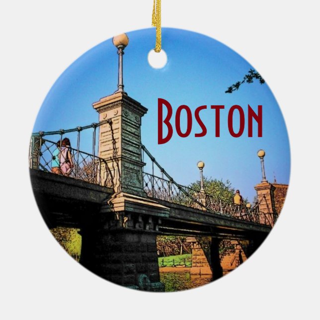 Cerâmica Ornamento de Boston (Traseira)