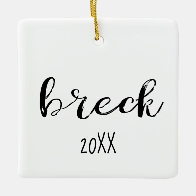 Cerâmica Ornamento de Breckenridge, Colorado (Frente)