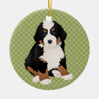 Cerâmica Ornamento de Cães de Montanha birmanesa