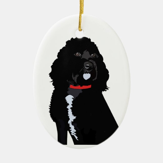 Cerâmica Ornamento de cães do Cavoodle (Frente)
