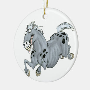 Cerâmica Ornamento de Cartoon Louco
