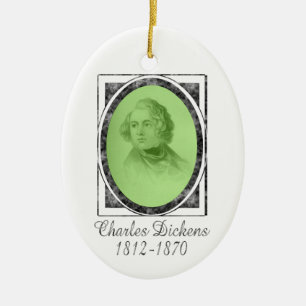Cerâmica Ornamento de Charles Dickens