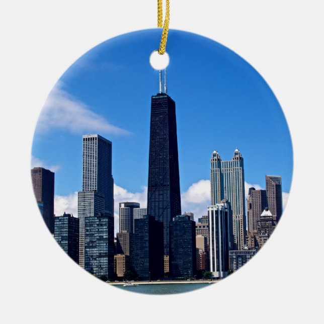 Cerâmica Ornamento de Chicago (Frente)
