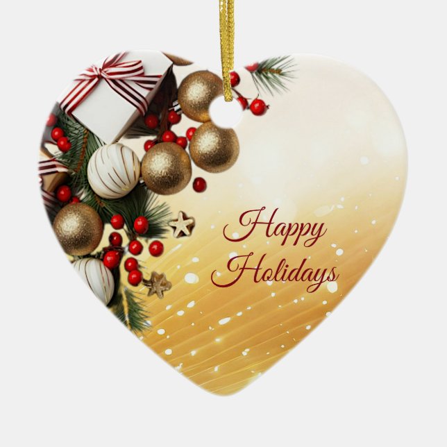 Cerâmica Ornamento de chocolate doce (Frente)