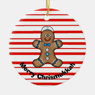 Cerâmica Ornamento de Chrismukkah, Pão-de-Pão Judeu