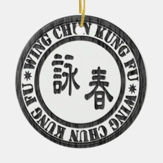 Cerâmica Ornamento de Chun Kung Fu da asa