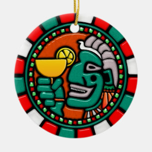 Cerâmica Ornamento de Cinco de Mayo