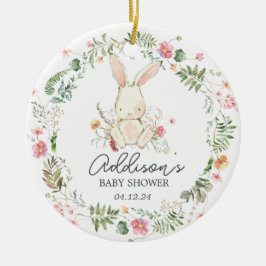 Cerâmica ornamento de coelho