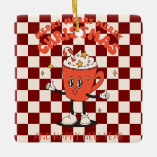Cerâmica Ornamento de Cookies de Árvore de Natal Retroativo