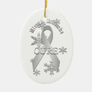 Cerâmica Ornamento de Cura de Natal da Faixa de Sensibiliza