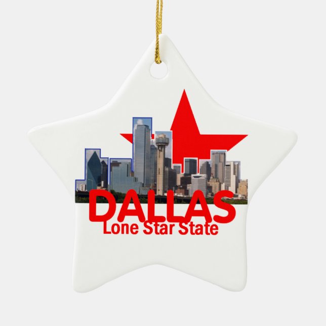 Cerâmica Ornamento de DALLAS (Frente)