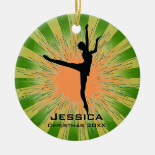 Cerâmica Ornamento de dança Personalizado