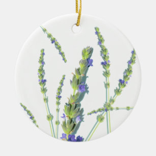Cerâmica Ornamento de decoração da Lavanda roxa