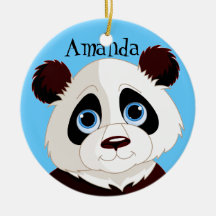 Ornamento de Design do Urso Panda