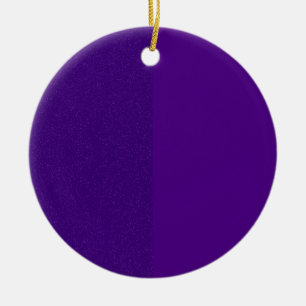 Cerâmica Ornamento de Divisão da Glitter Dupla - Personaliz