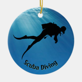 Cerâmica Ornamento de Divisor Scuba Personalizado