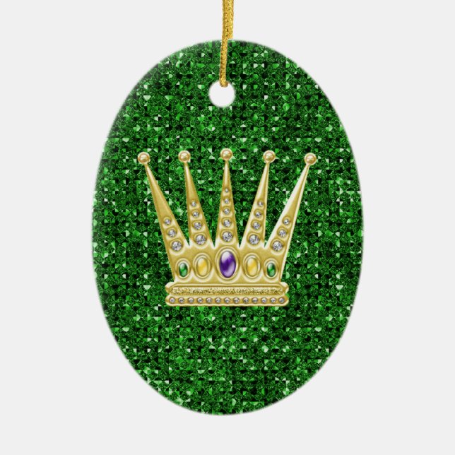 Cerâmica Ornamento de Efeito de Sequência Verde com Gras Cr (Frente)