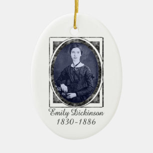 Cerâmica Ornamento de Emily Dickinson