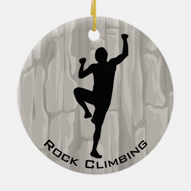 Cerâmica Ornamento de Escalamento de Rock (Traseira)