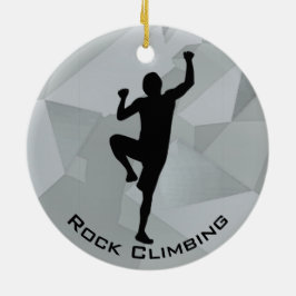 Cerâmica Ornamento de Escalamento de Rock