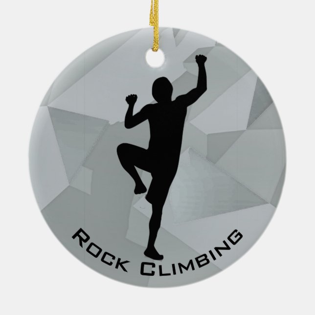 Cerâmica Ornamento de Escalamento de Rock (Traseira)