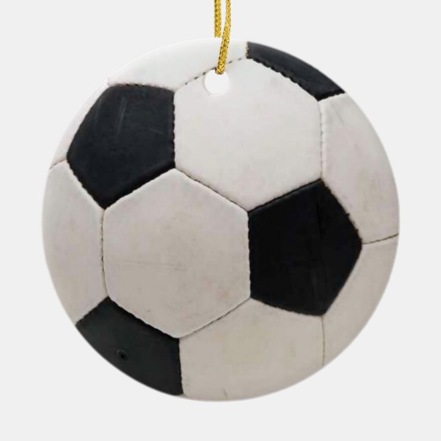 Cerâmica Ornamento de esferas de futebol (Frente)
