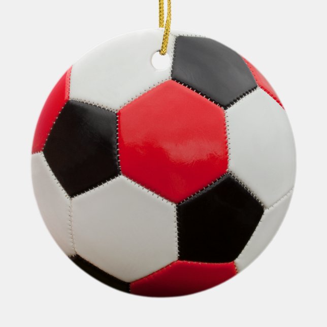 Cerâmica Ornamento de esferas de futebol (Frente)