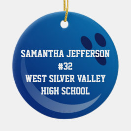 Cerâmica Ornamento de esportes redondos personalizados