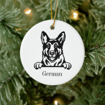 Ornamento de estimação personalizado para cão Past