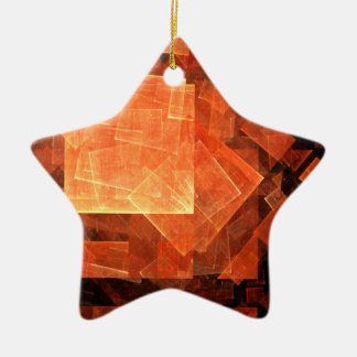 Cerâmica Ornamento de Estrela de Abstrato de Lâmpada da Jan