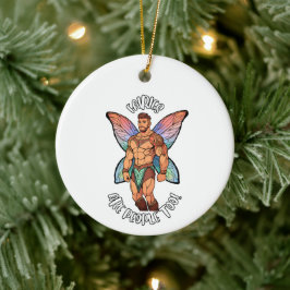 Cerâmica Ornamento de fadas masculinas - Fadas também são P