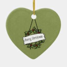 Ornamento de Fera de Natal Feliz